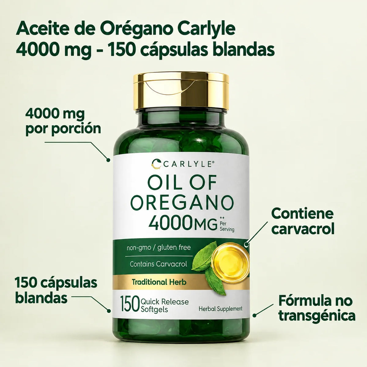 Aceite de Orégano 4000 mg
