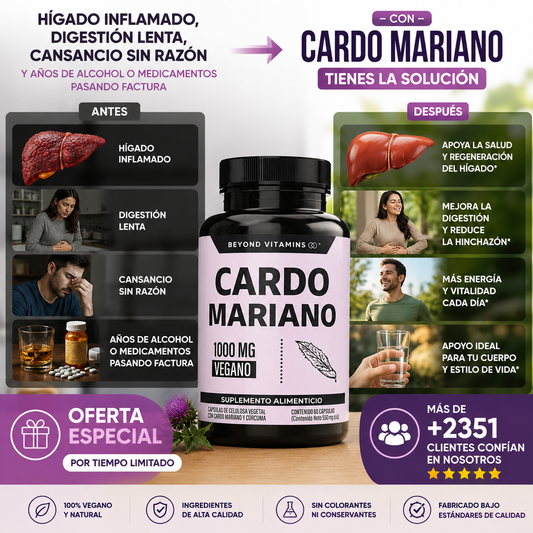 Suplemento Cardo Mariano 60 Capsulas