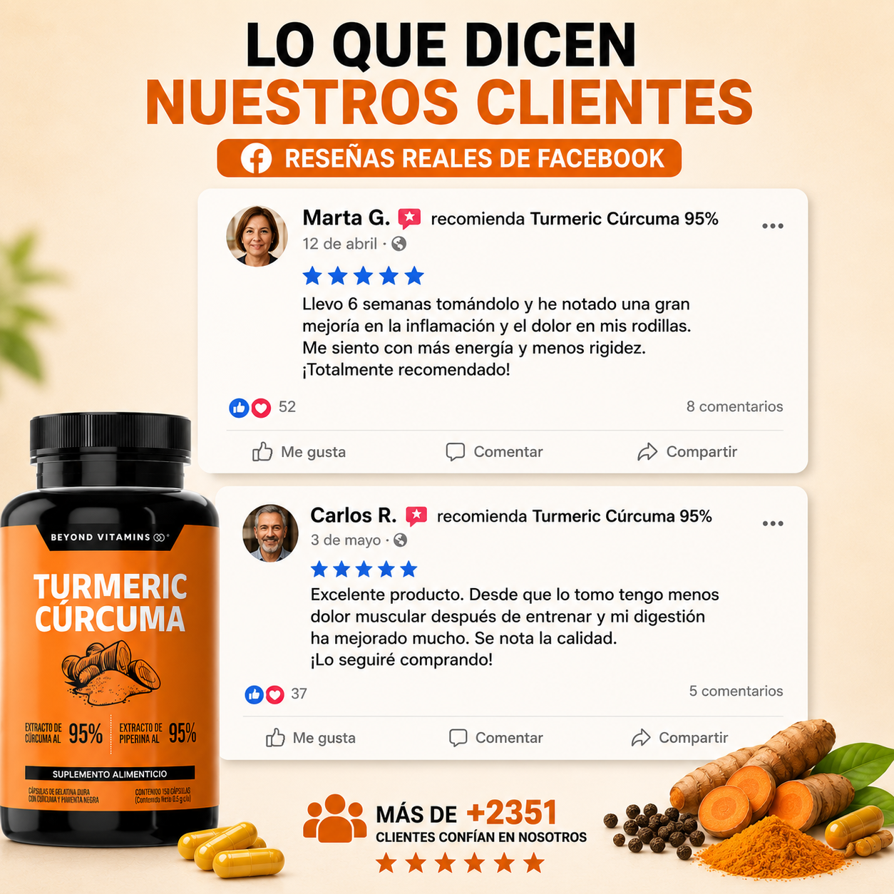 Tumeric Cúrcuma 150 capsulas