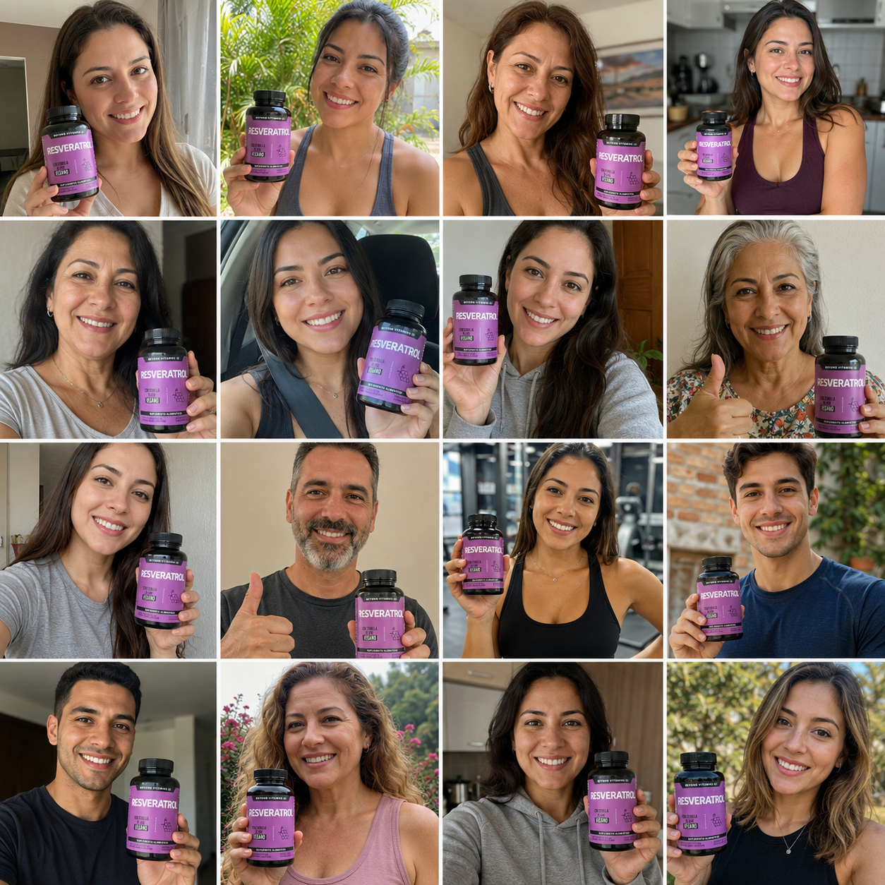 Suplemento Resveratrol 180 Capsulas