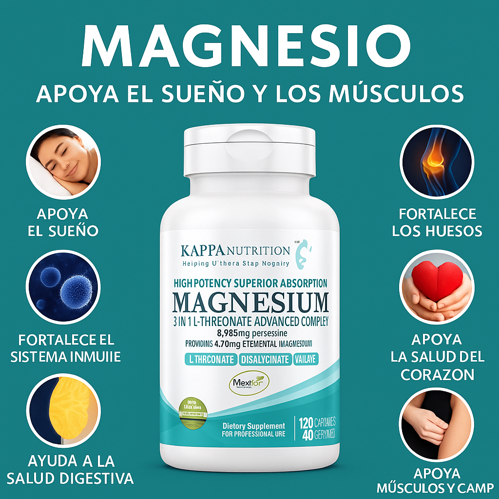 Cloruro De Magnesio Con Colageno + Vitamina D3