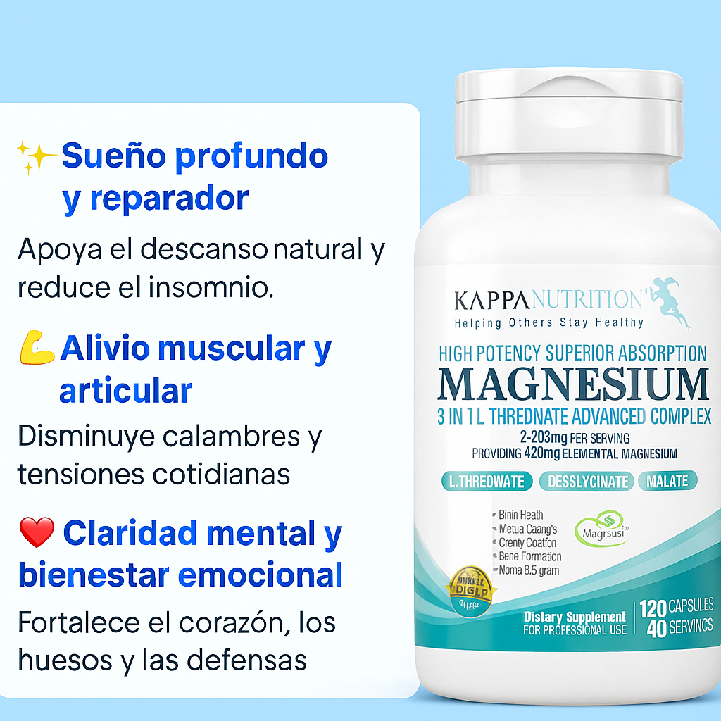 Cloruro De Magnesio Con Colageno + Vitamina D3