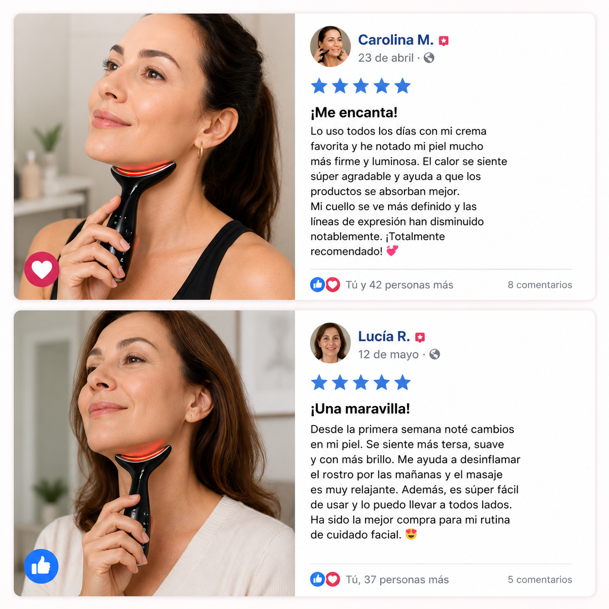 Masajeador Facial Y De Cuello