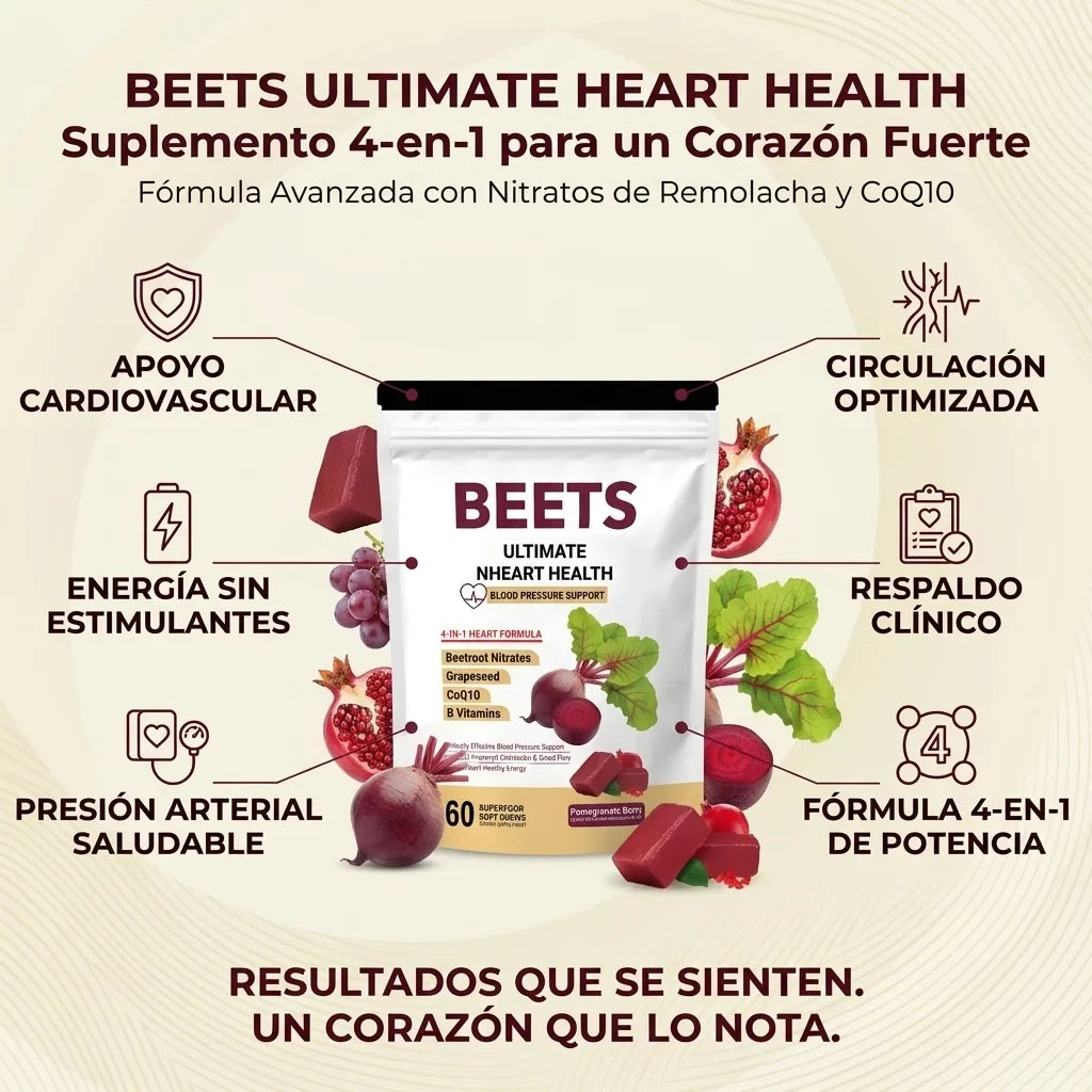 Suplemento Total Beets Mejora Circulación