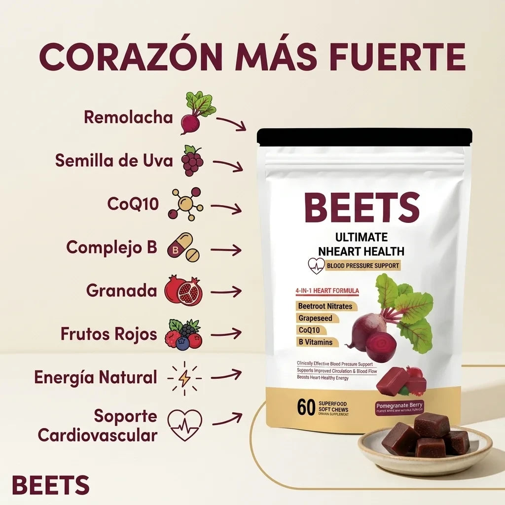 Suplemento Total Beets Mejora Circulación