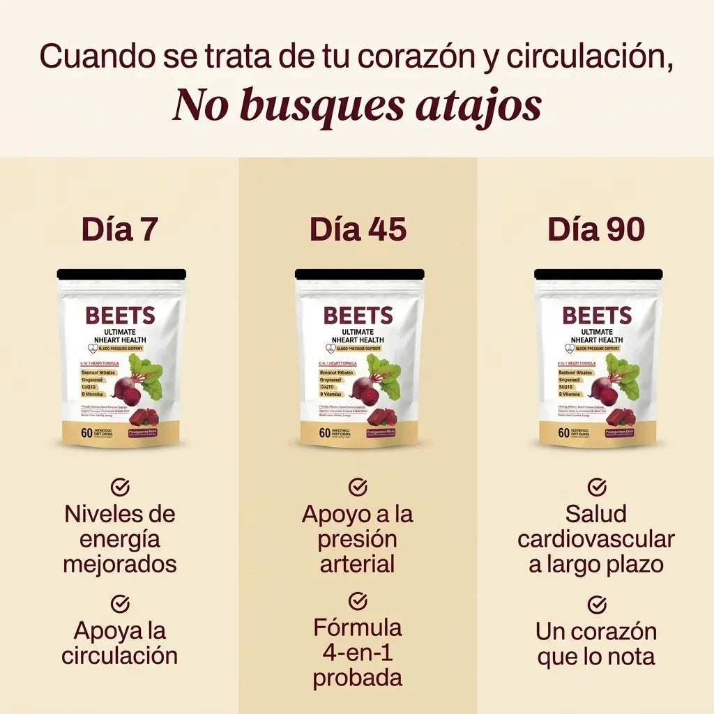 Suplemento Total Beets Mejora Circulación